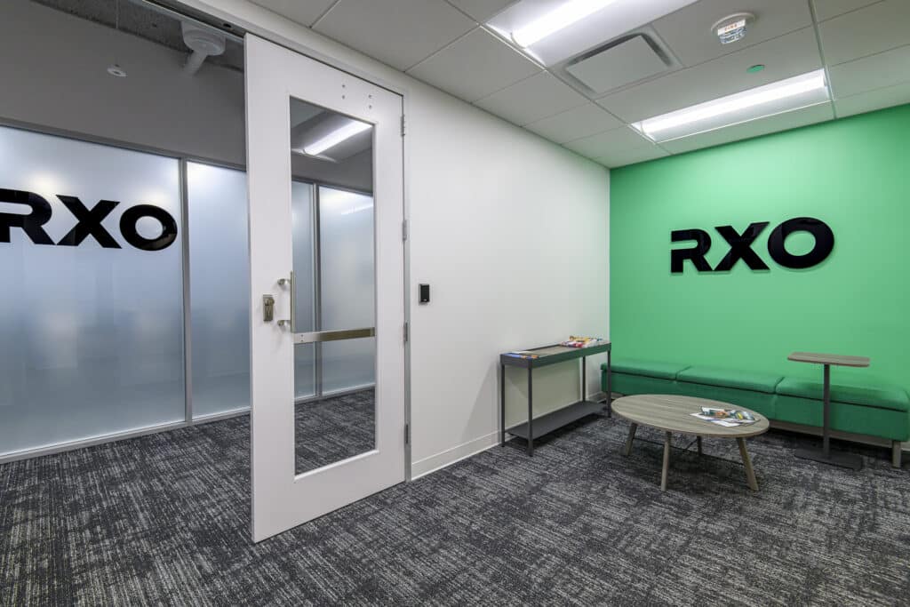 An image of the RXO Northbrook project interior.
